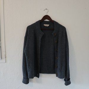 Dusty Blue Wool Cardigan Everlane
